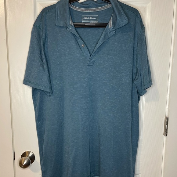 Eddie Bauer Other - Eddie Bauer active cut blue polo sz tall XL